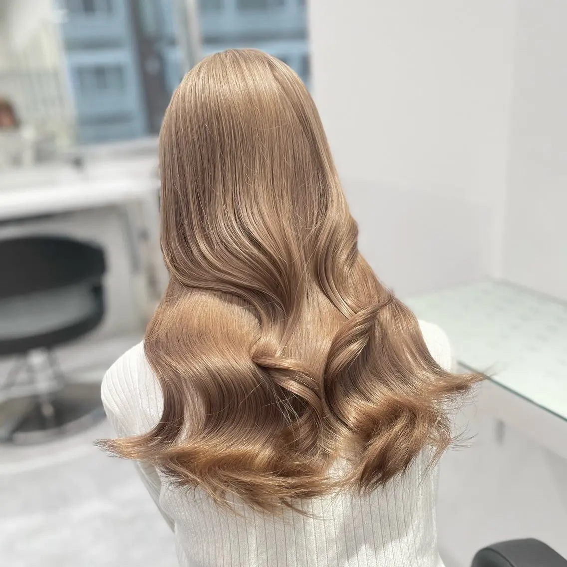 ロング カラー ヘアアレンジ メンズ ヘアカラー トリートメント ♡ 𝐑𝐈𝐎♡のヘアスタイル