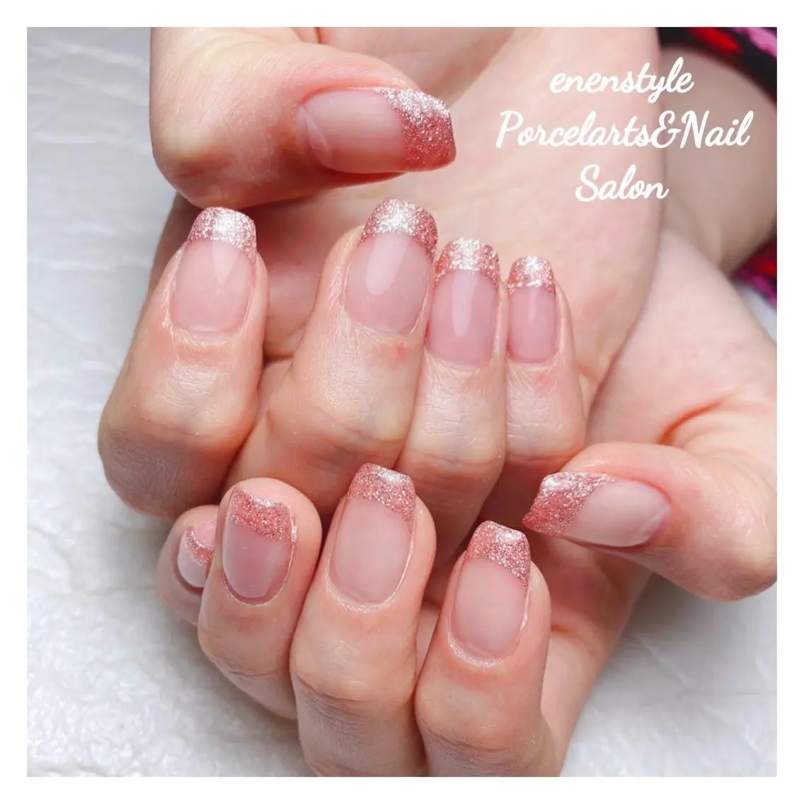 ミディアム ネイル ハンドネイル 🐾enen style 🐾のネイルデザイン
