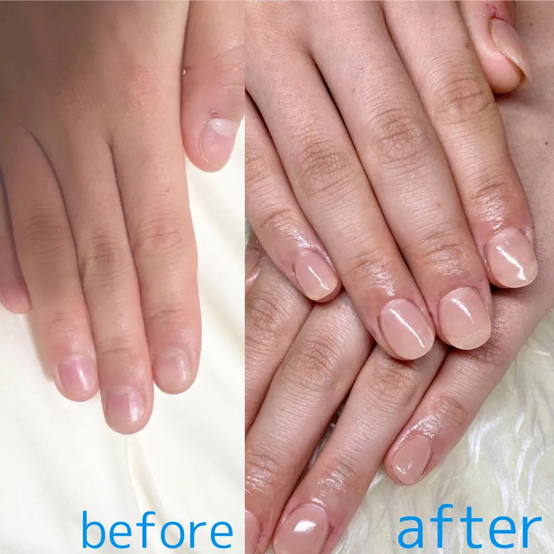 ネイル 長さ出し ジェルネイル ハンドネイル Nail&eye Belire 新宿のネイルデザイン