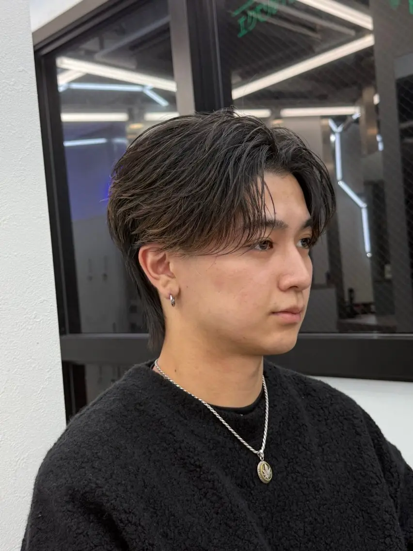 ミディアム カット パーマ 【ナチュラル×色気】 DAISUKEのヘアスタイル