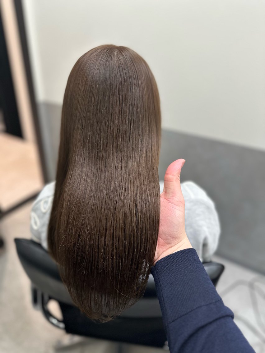 セミロング カラー ヘアアレンジ ヘアカラー トリートメント 美髪透明感特化| なおき|池袋美容師のヘアスタイル
