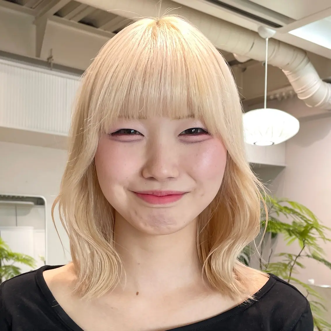 ショート カラー ブロンド ホワイトブロンド ヘアカラー トリートメント ヘアセット ハイトーン×レイヤー /遠藤将太のヘアスタイル