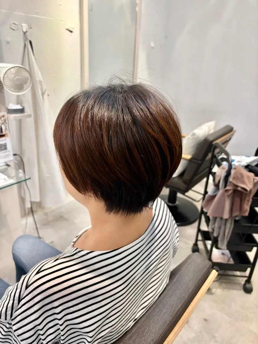 ショート 🥨伊藤みやこ🥨 カットモデル🌈のヘアスタイル