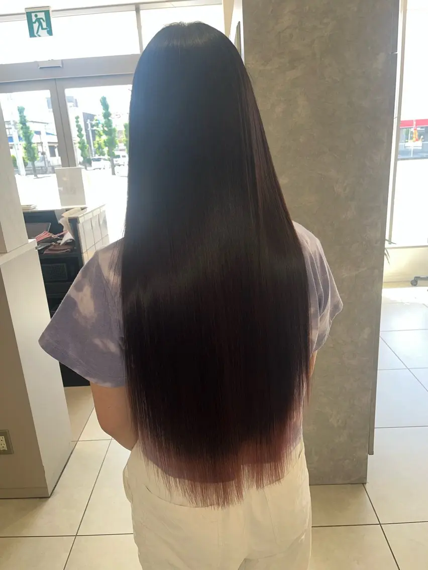 ロング 吹田 駿 髪質改善縮毛矯正のヘアスタイル