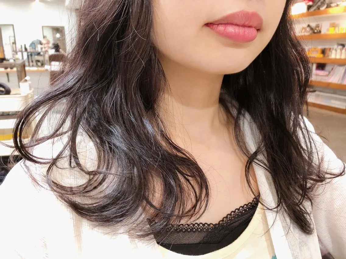 セミロング カラー ラベンダーカラー ヘアカラー トリートメント ⭐️ハイクオリティ カラー杉本雄志⭐️のヘアスタイル