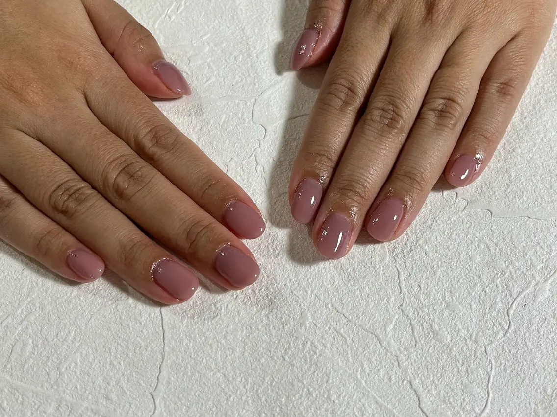 ネイル オーロラネイル フットネイル フレンチネイル ジェルネイル 韓国ネイル ハンドネイル kiki nail たまプラーザのネイルデザイン
