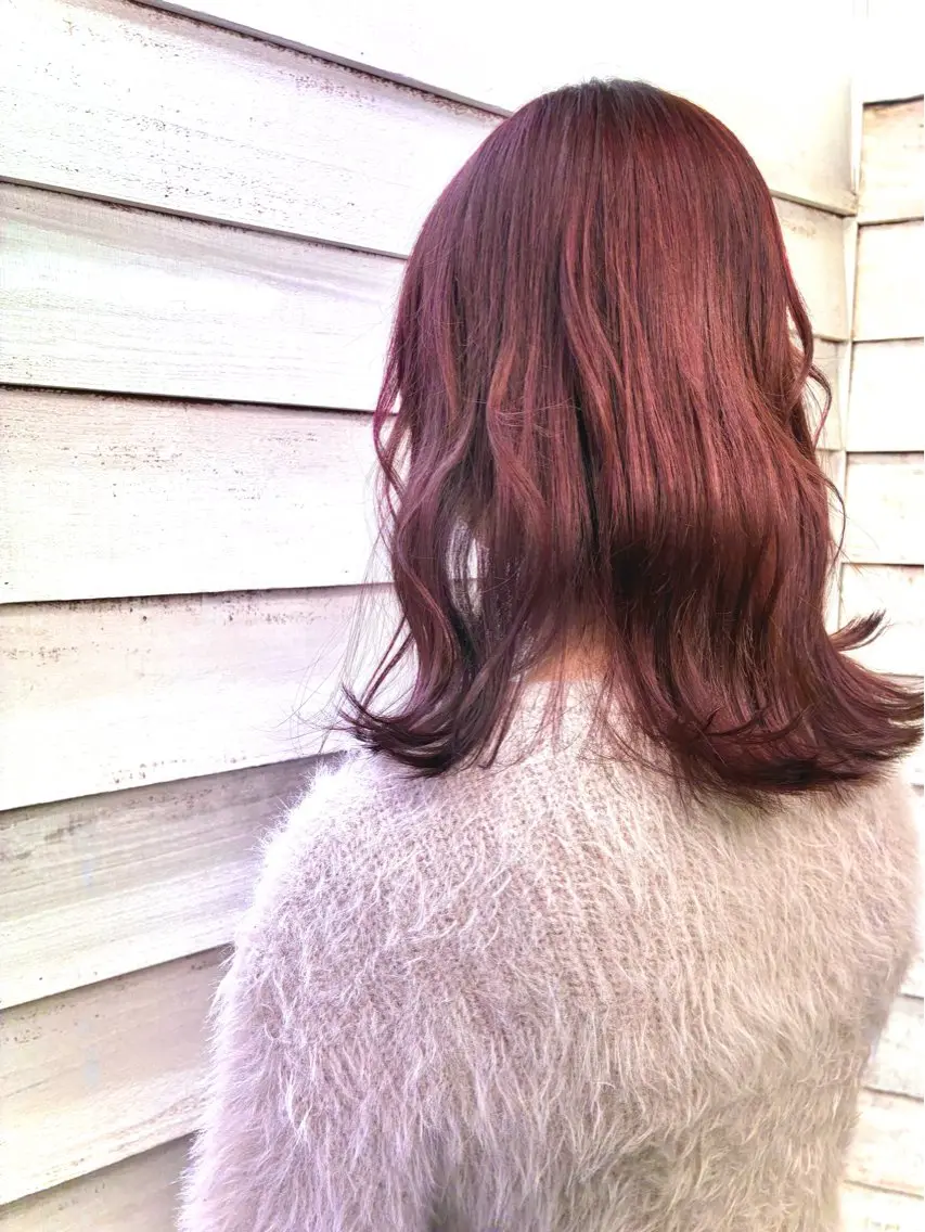 セミロング カラー ヘアカラー 佐藤 隆太のヘアスタイル
