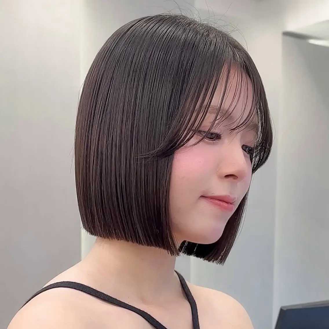【迷ったらコレ✨】ボブカット+透明感ワンカラーの写真
