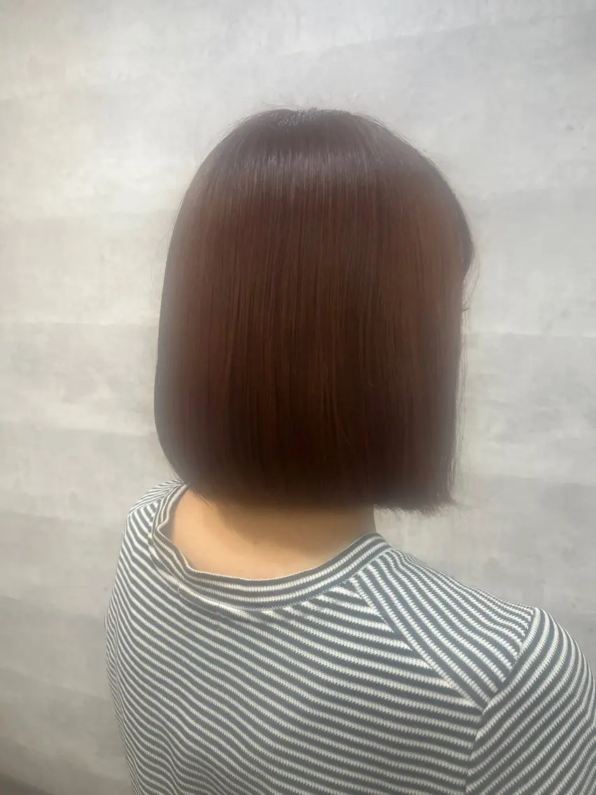 ミディアム カラー カット ヘアカラー 紫音 cutwells郡山のヘアスタイル