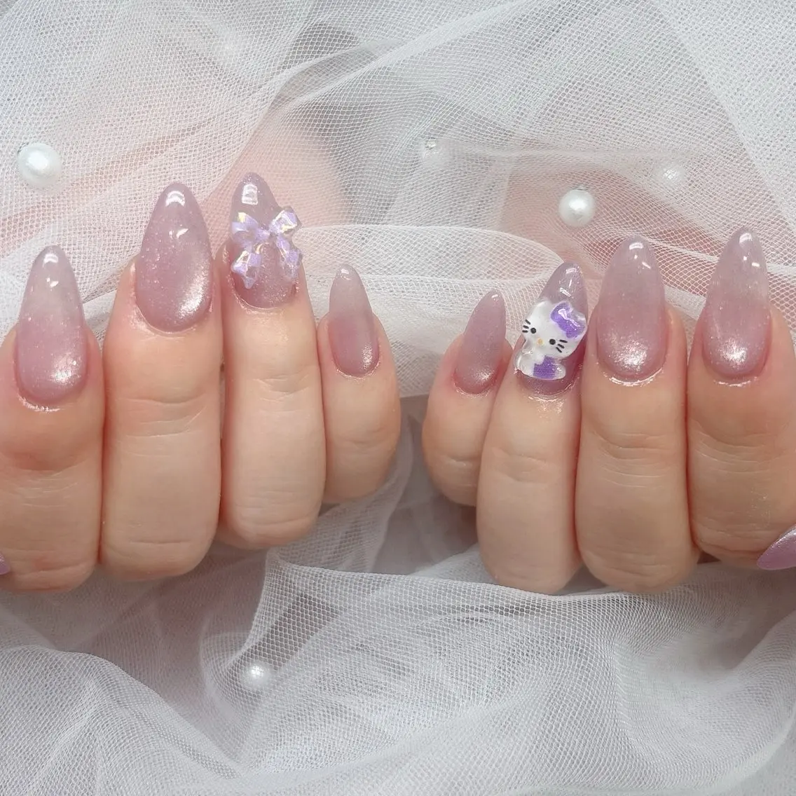 ネイル ピンク ハンドネイル ハンドケア 心斎橋Salon Epokkuのネイルデザイン