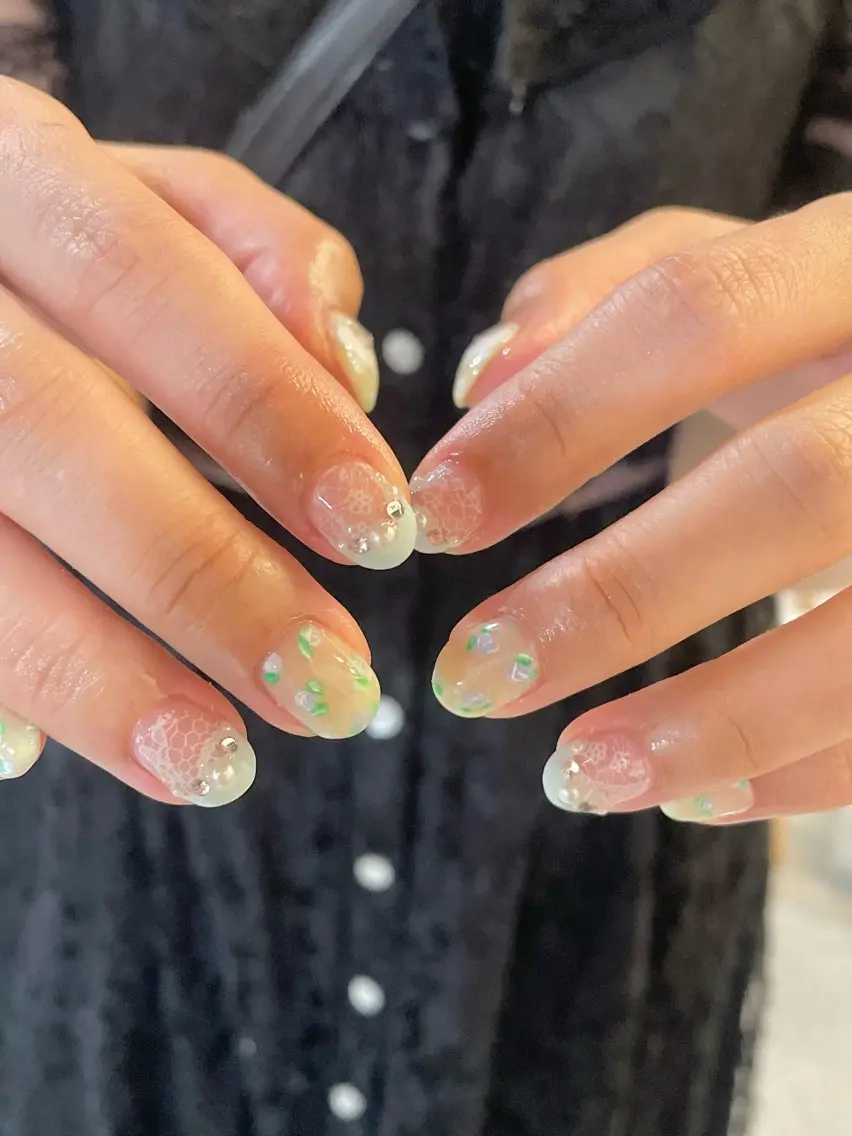 ショート ハンドネイル LBnail.sae /おえかきネイルのネイルデザイン