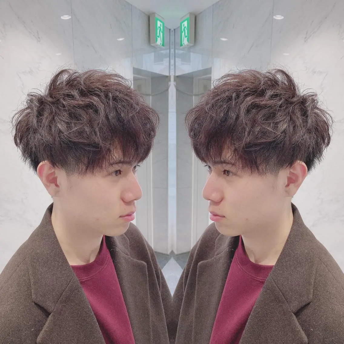 ショート カラー メンズ カット ヘアカラー 重政 和樹のヘアスタイル