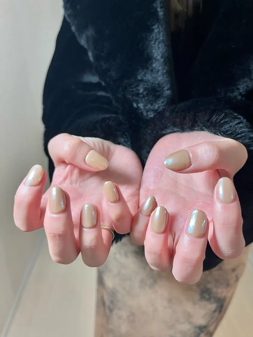 ネイル オーロラネイル ЯH.nail JURIのネイルデザイン