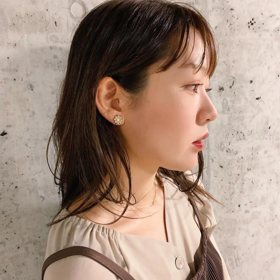 ロング カラー 中川 竜誠のヘアスタイル