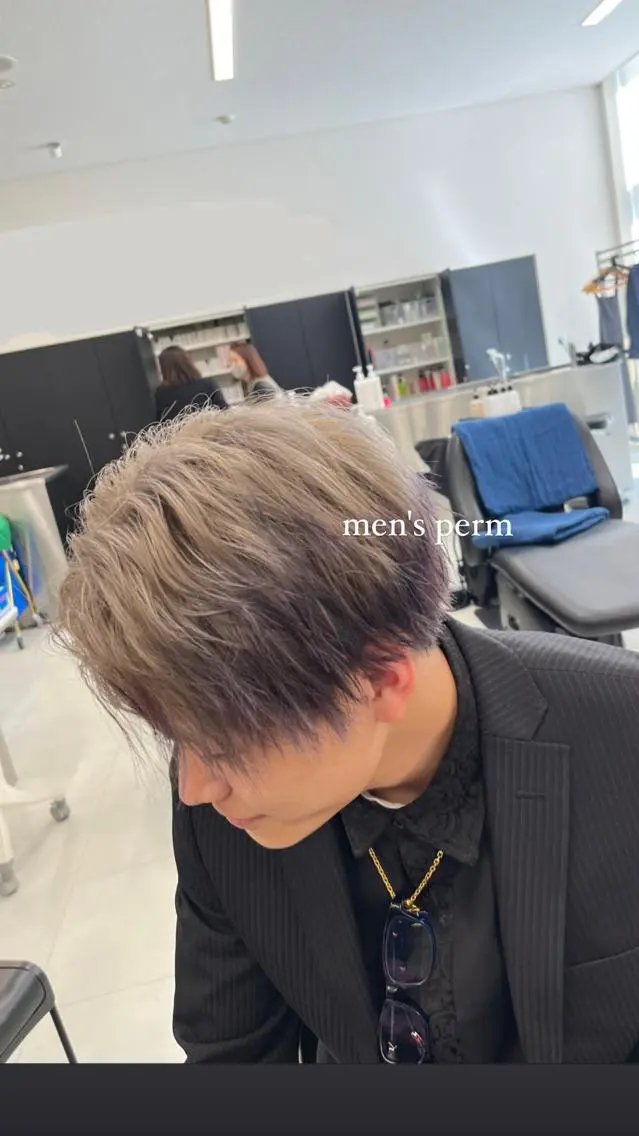 ☁️限定価格☁️メンズパーマ🐼🧪+カットの写真