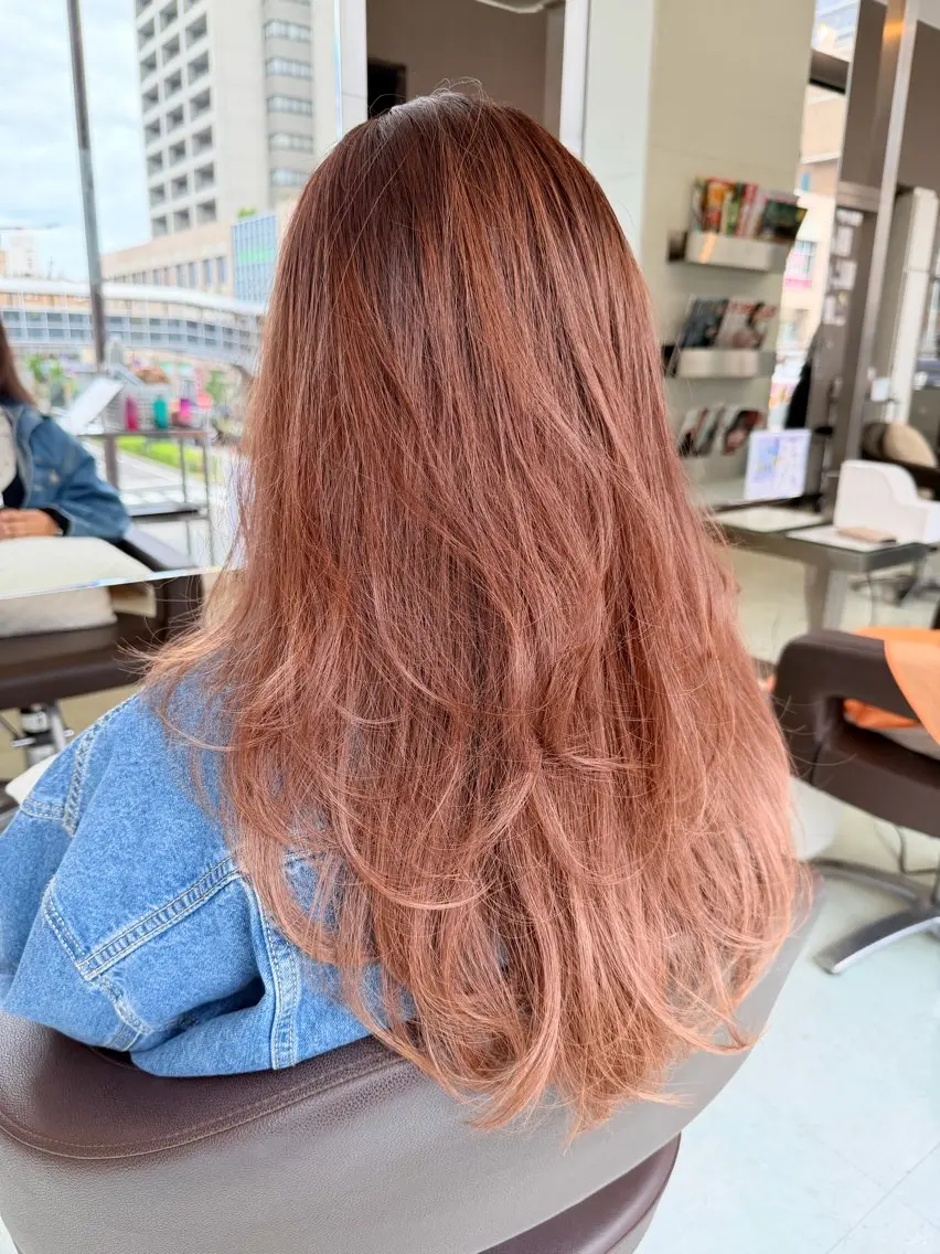 ロング カット ヘアカラー wil西宮レイヤー 西村徹のヘアスタイル