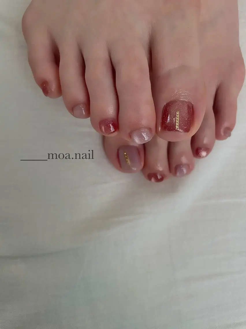 ネイル フットネイル moa.nail risaのネイルデザイン