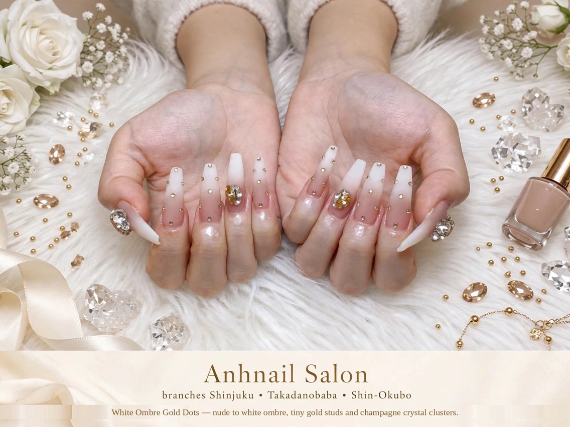 ネイル ハンドネイル ハンドケア Anh Nail 歌舞伎町のネイルデザイン
