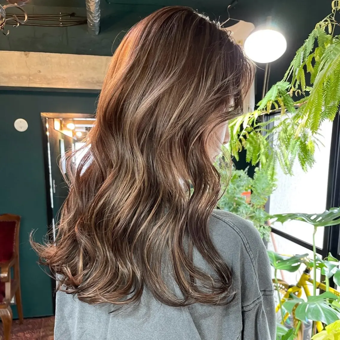 ロング ハイライト vivre libreのヘアスタイル
