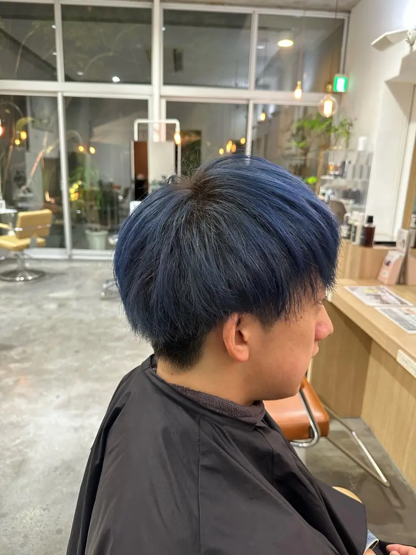カラー メンズ メンズブリーチ ブリーチ 恵比寿/髪質改善/ ショート/森和輝のヘアスタイル