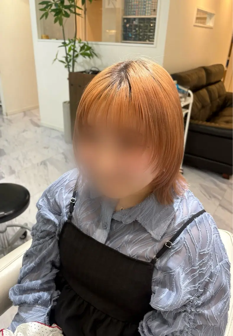 ミディアム 明壁 沙弓のヘアスタイル