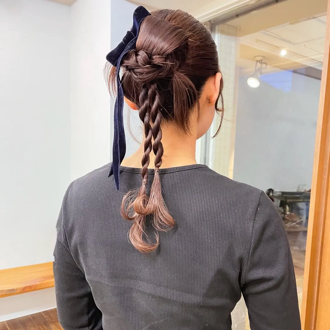 セミロング ヘアセット たけかわ みちのヘアスタイル