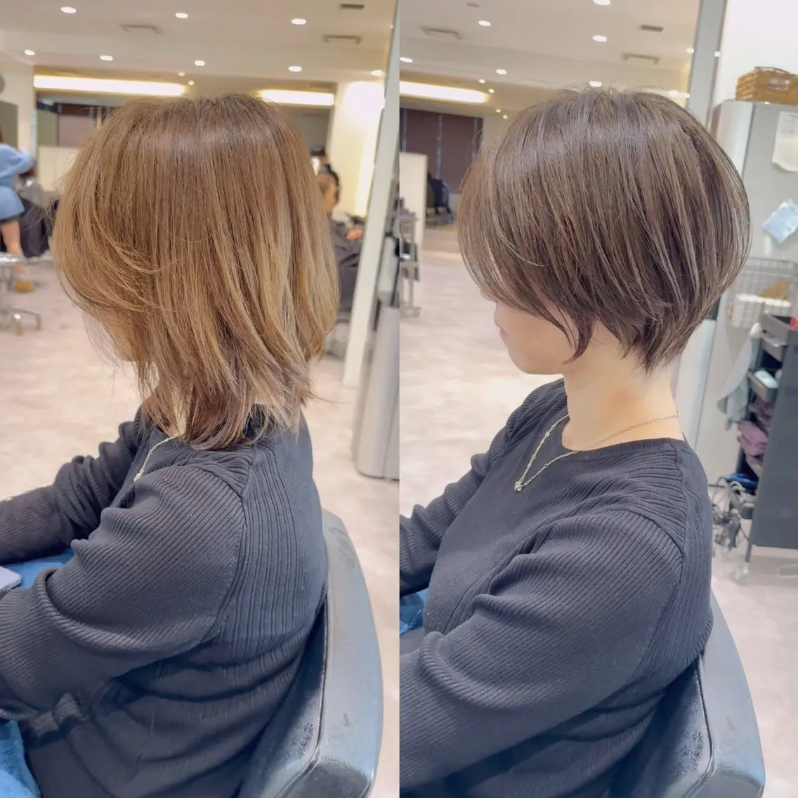 ショート お悩み解決ひし形 ショート✂️ イガワのヘアスタイル