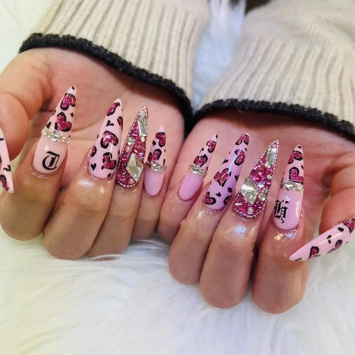 ネイル ロングネイル スカルプネイル Prima💎 スカルプ💎アートのネイルデザイン