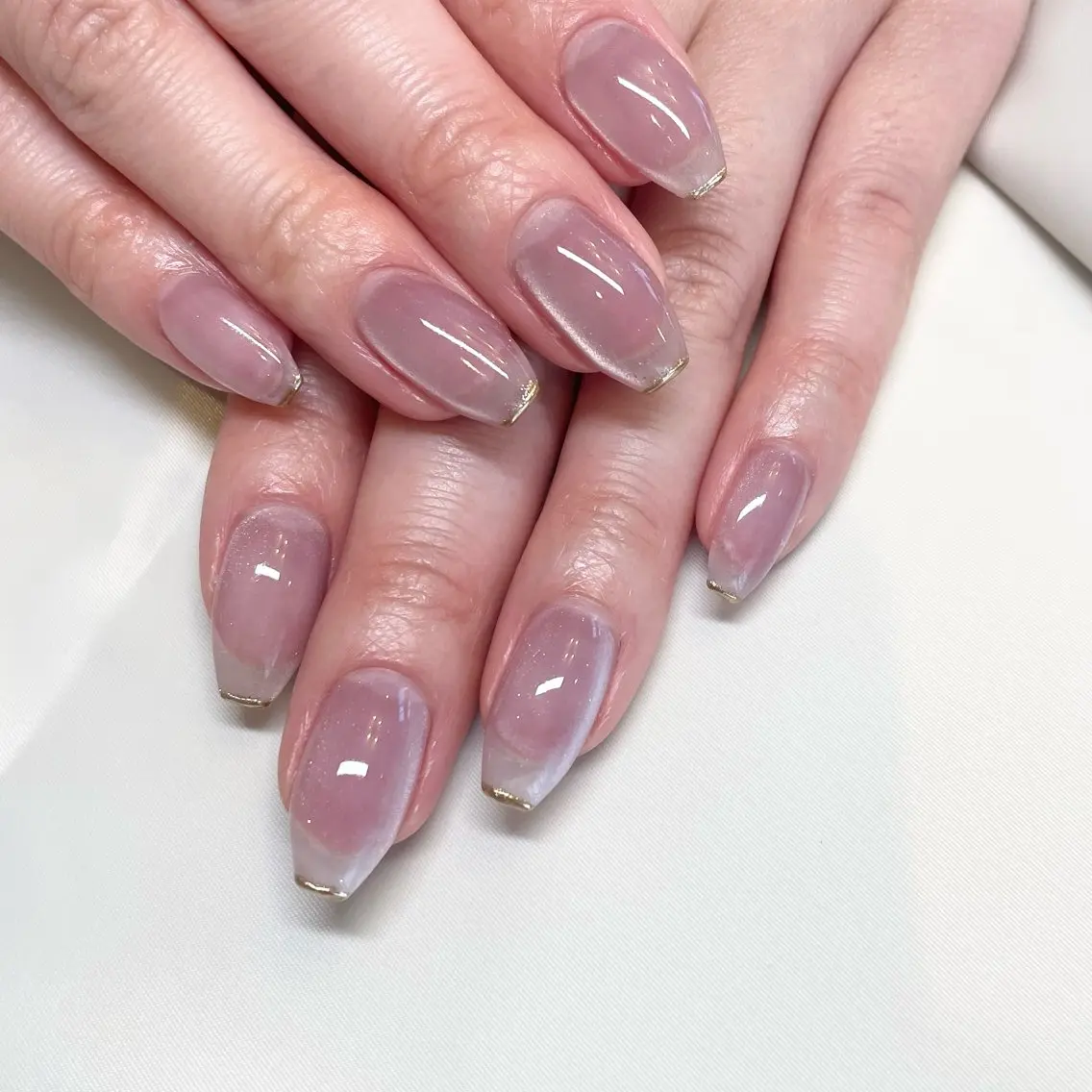 ネイル フレンチネイル マグネットネイル ミラーネイル ハンドネイル ui nailのネイルデザイン
