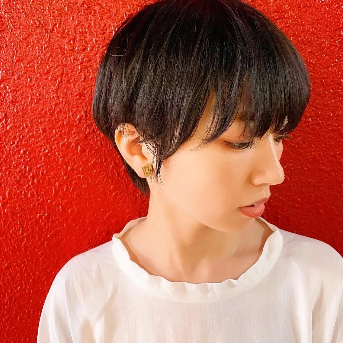 ショート カラー 中川 竜誠のヘアスタイル