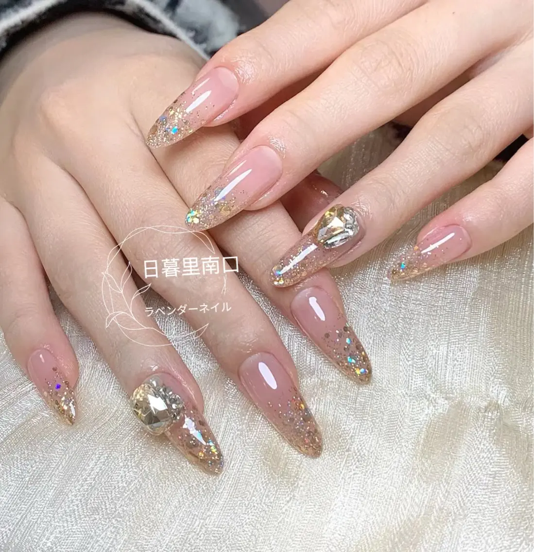 ネイル ラベンダー💖日暮里 ルル💖ネイルのネイルデザイン