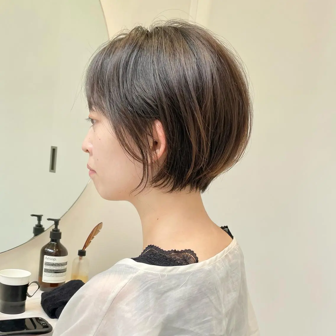 ショート 丸みショート ショートヘア ショートボブ特化 美容師シュウのヘアスタイル