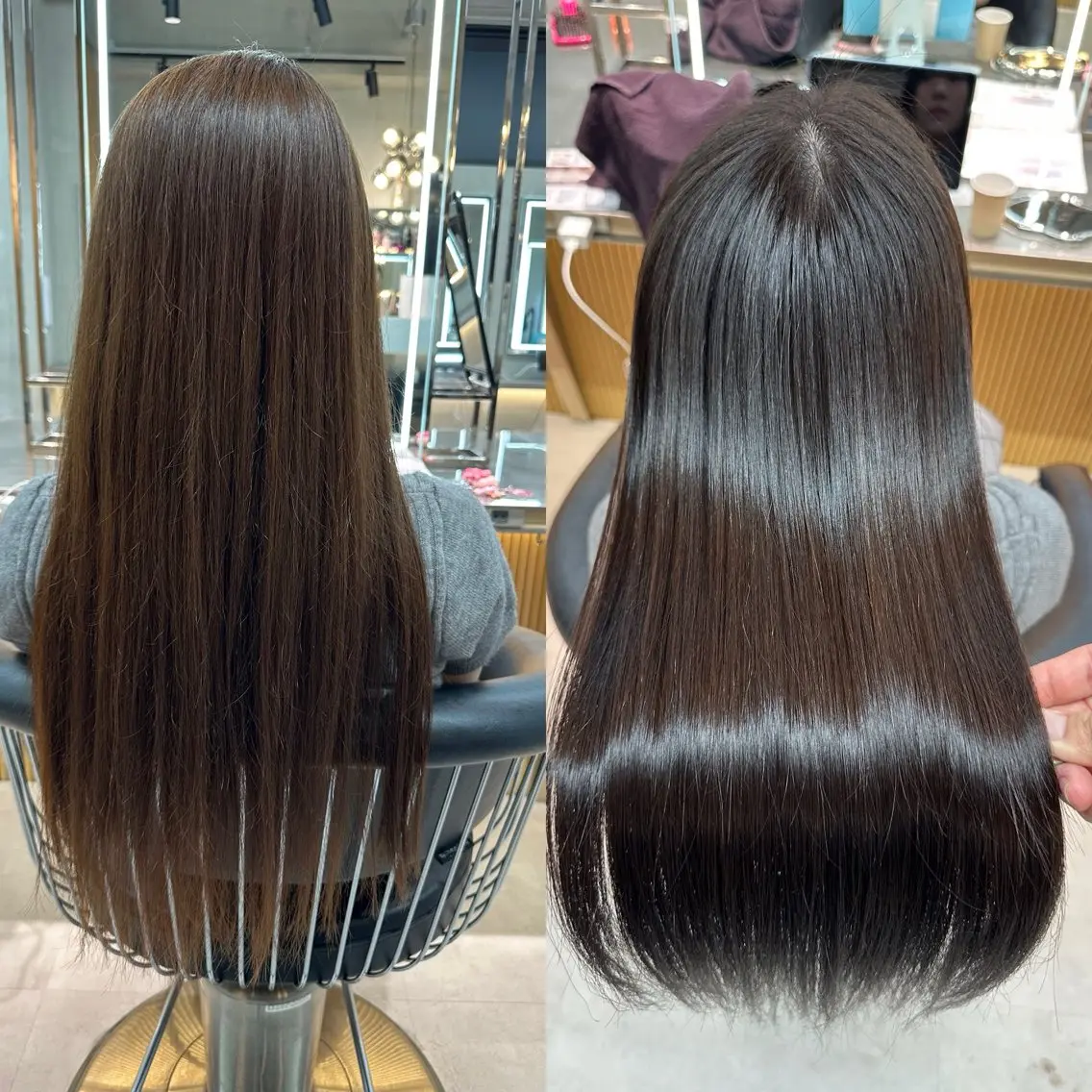ロング カラー ベージュカラー ブリーチ 透明感カラー ブリーチなしカラー 髪質改善 カット ヘアカラー 縮毛矯正 トリートメント ✨髪質改善特化✨副 店長椎葉信乃介のヘアスタイル