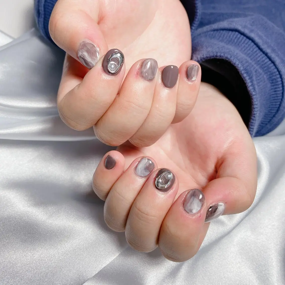 ネイル ニュアンスネイル ハンドネイル nailsalon REJOICEのネイルデザイン