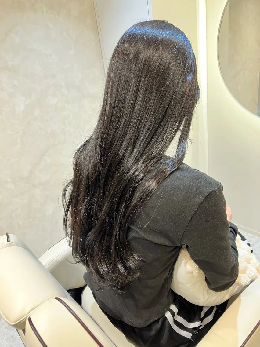 ロング ヘアカラー 🫧ツヤ髪個室美容室 安食茉莉🫧のヘアスタイル