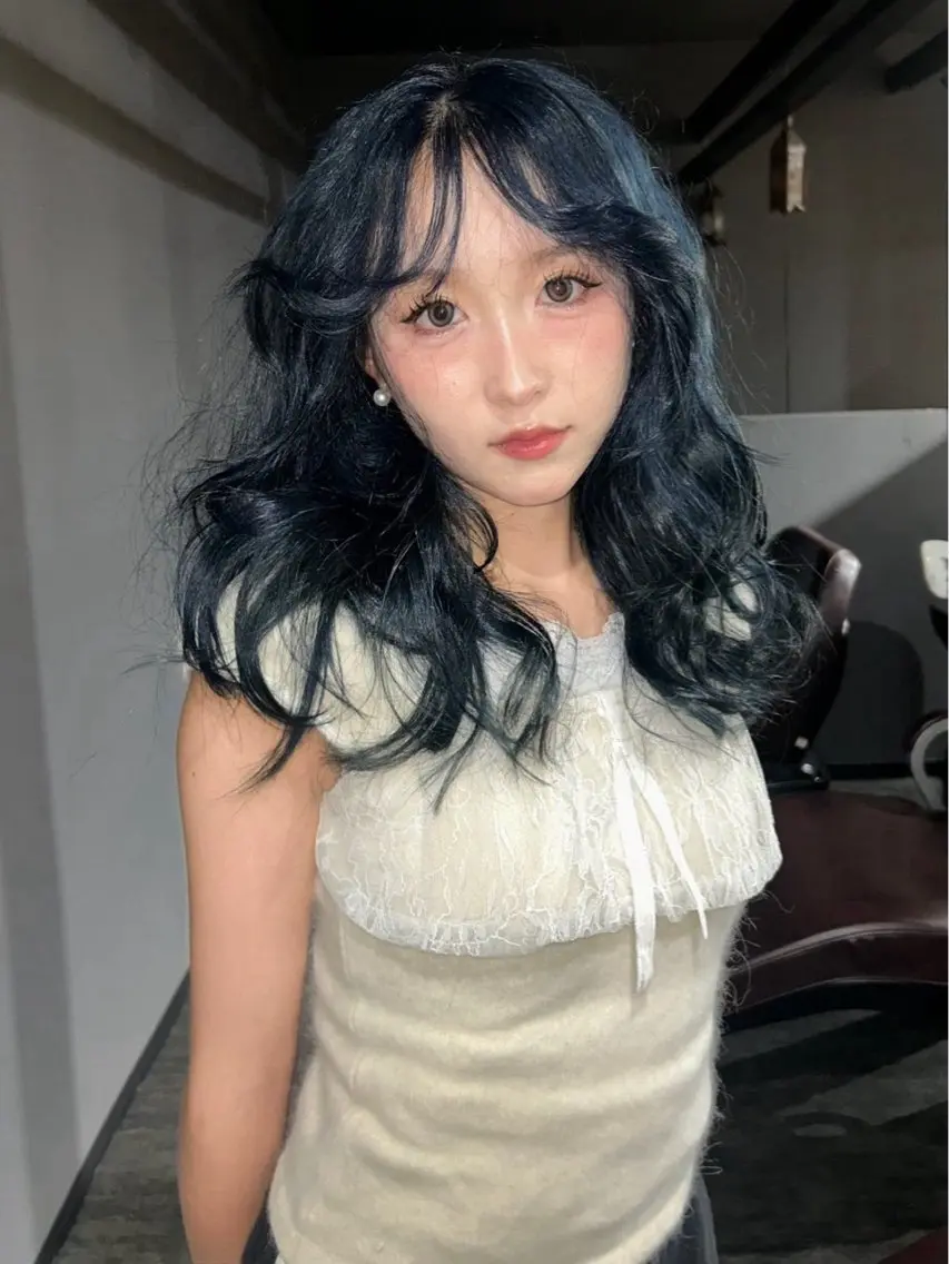 うるツヤ透明感ヘアカラー➕1回ブリーチの写真