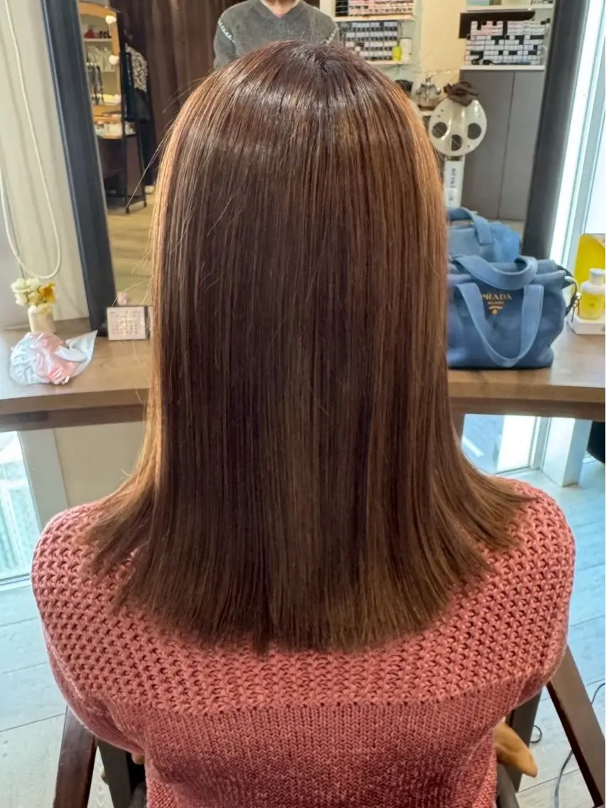 ミディアム ヘアカラー Flower🌼藤田 陽華のヘアスタイル