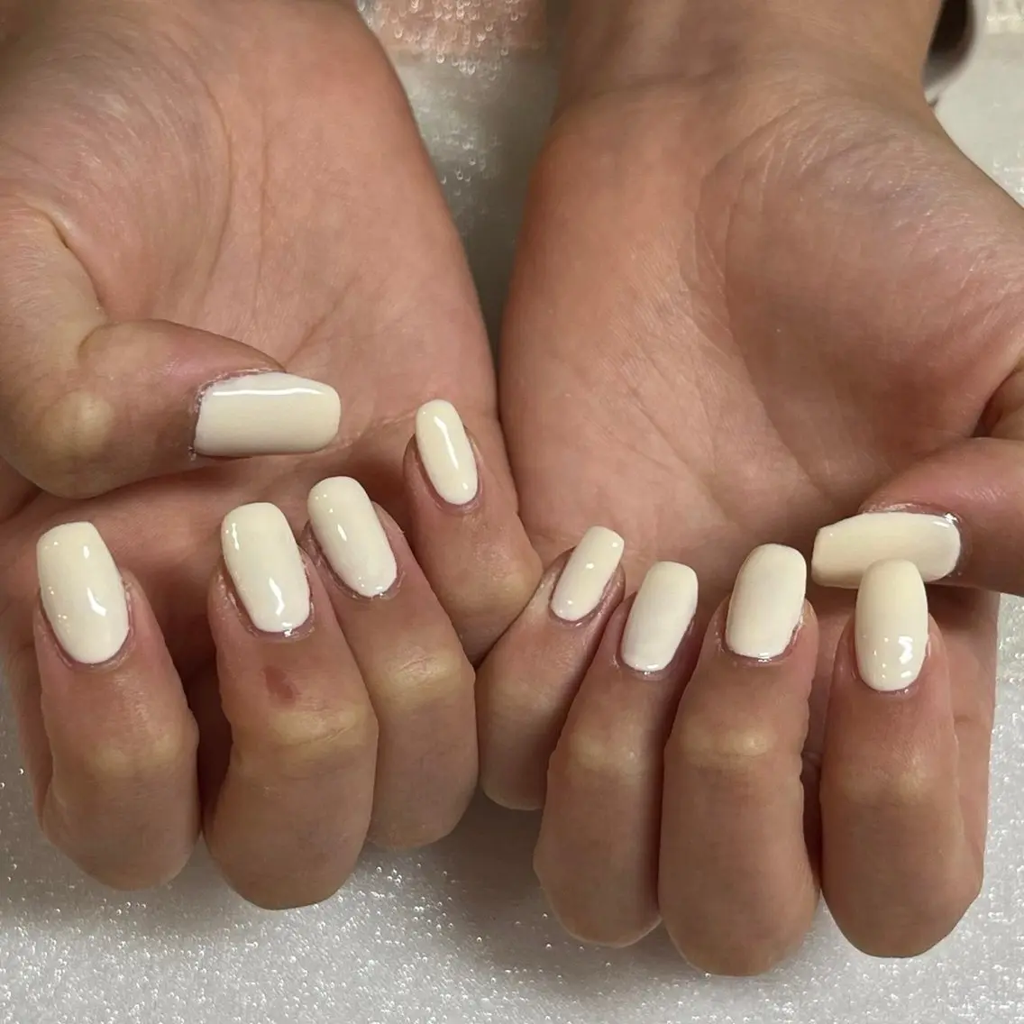 ネイル 長さ出し ジェルネイル ワンカラーネイル altino nailgardenのネイルデザイン