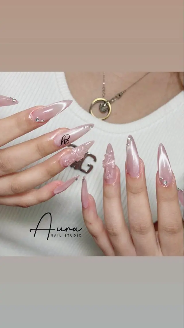 ネイル ハンドネイル Aura Nail HanNaのネイルデザイン