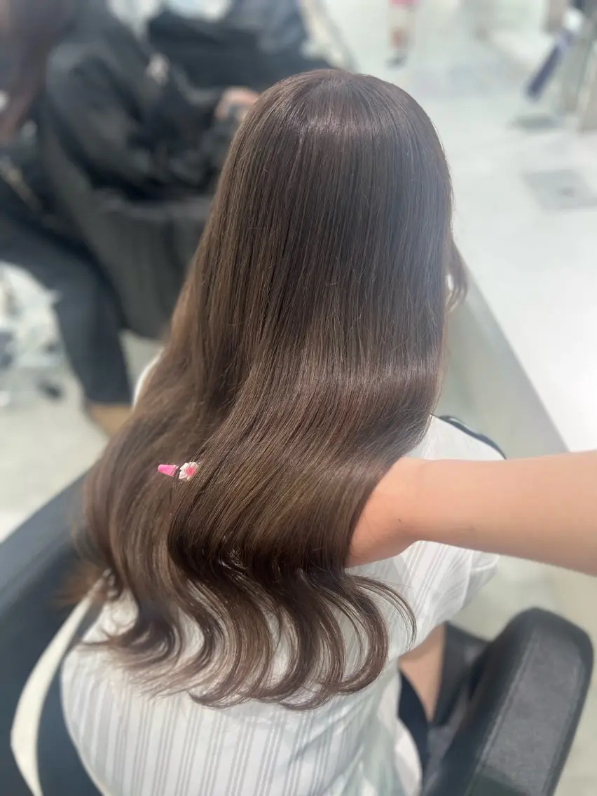 セミロング ブリーチなし暖色特化 ❤️kanata❤️のヘアスタイル
