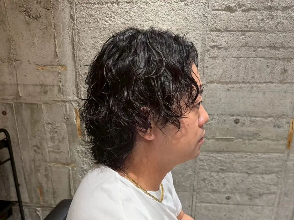 ショート パーマ メンズ 朝ラクパーマ 【SENA】のヘアスタイル