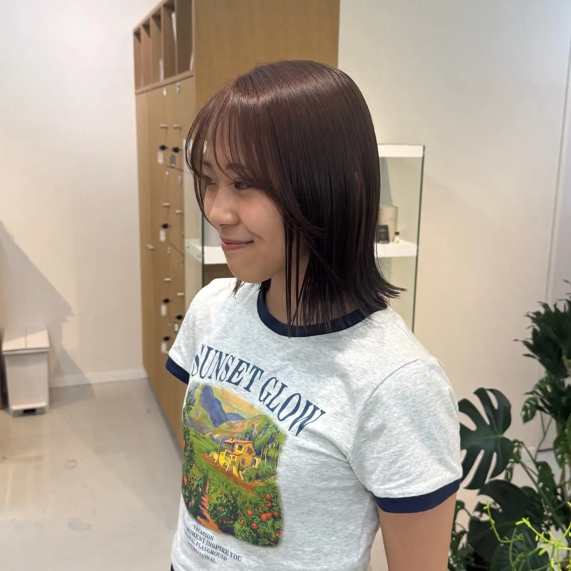 カラー ブラウンカラー ラベンダーカラー ヘアカラー トリートメント ナチュラルカラー💫 RIRINAのヘアスタイル