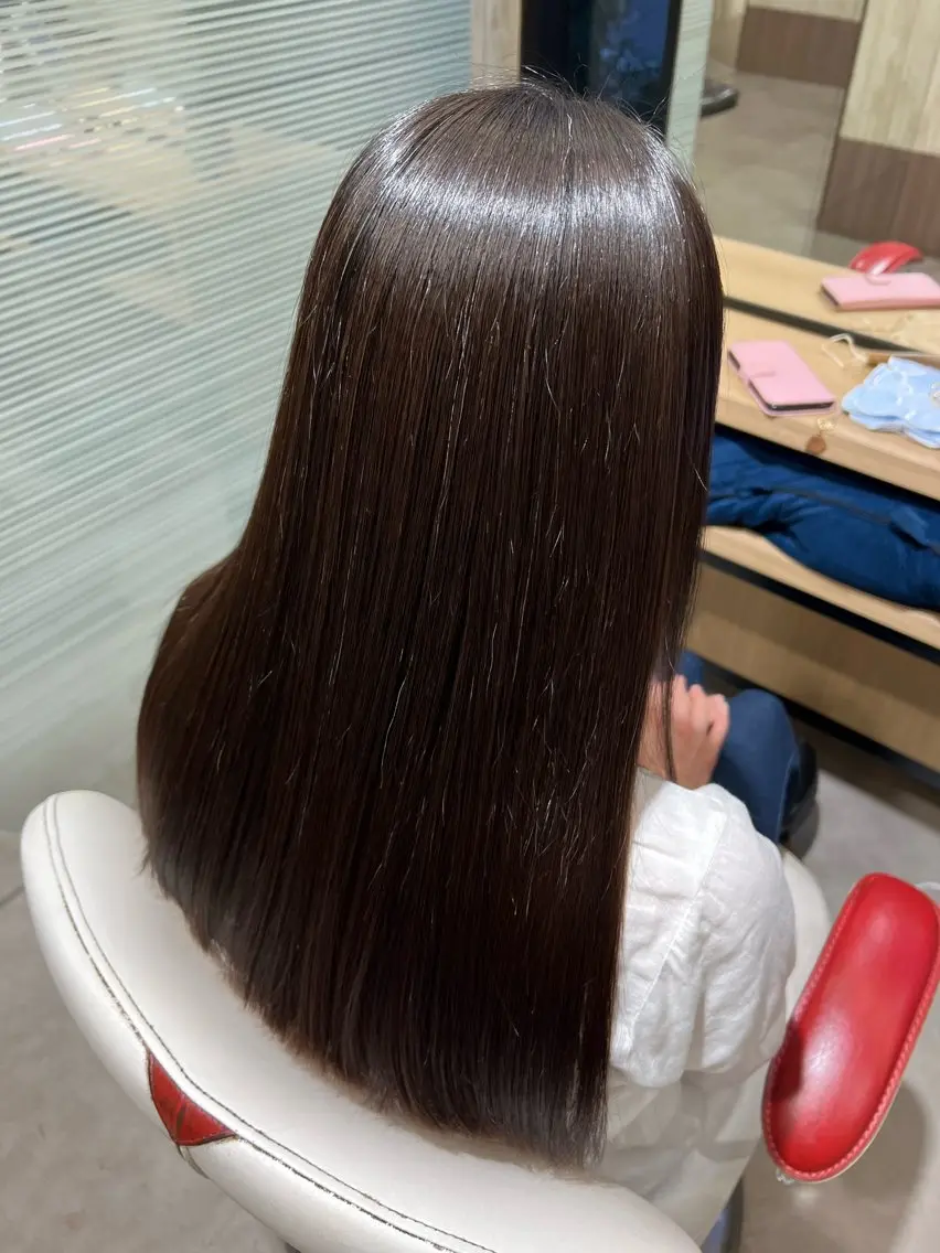 【似合わせカット+髪質改善トリートメント+炭酸バブル】の写真