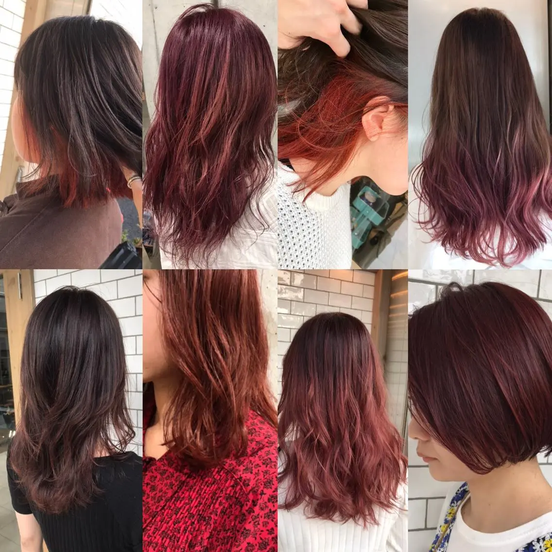 ミディアム カラー デザインカラー インナーカラー 竹嶌 健吾のヘアスタイル