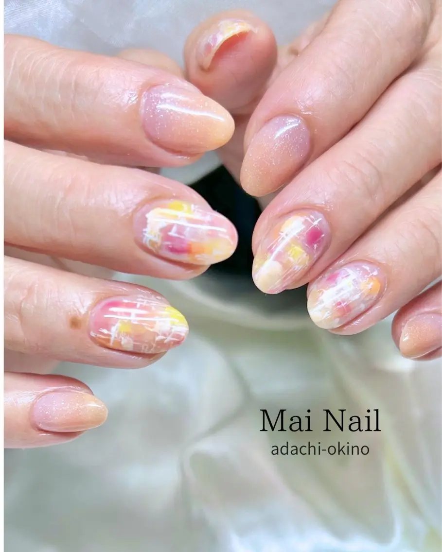 ミディアム ハンドネイル Mai Nail 本田舞のネイルデザイン