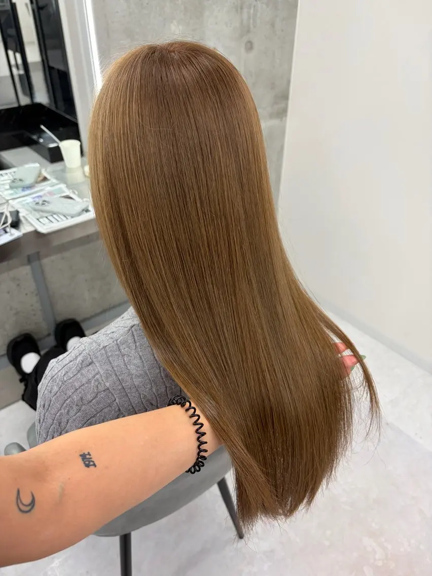 ロング カラー カット ヘアカラー カラー/エクステ 🤍ルナのヘアスタイル