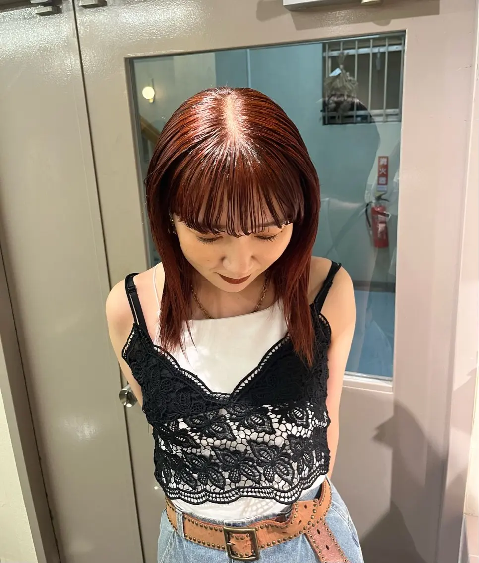 ブリーチなしダブルカラー🪡の写真
