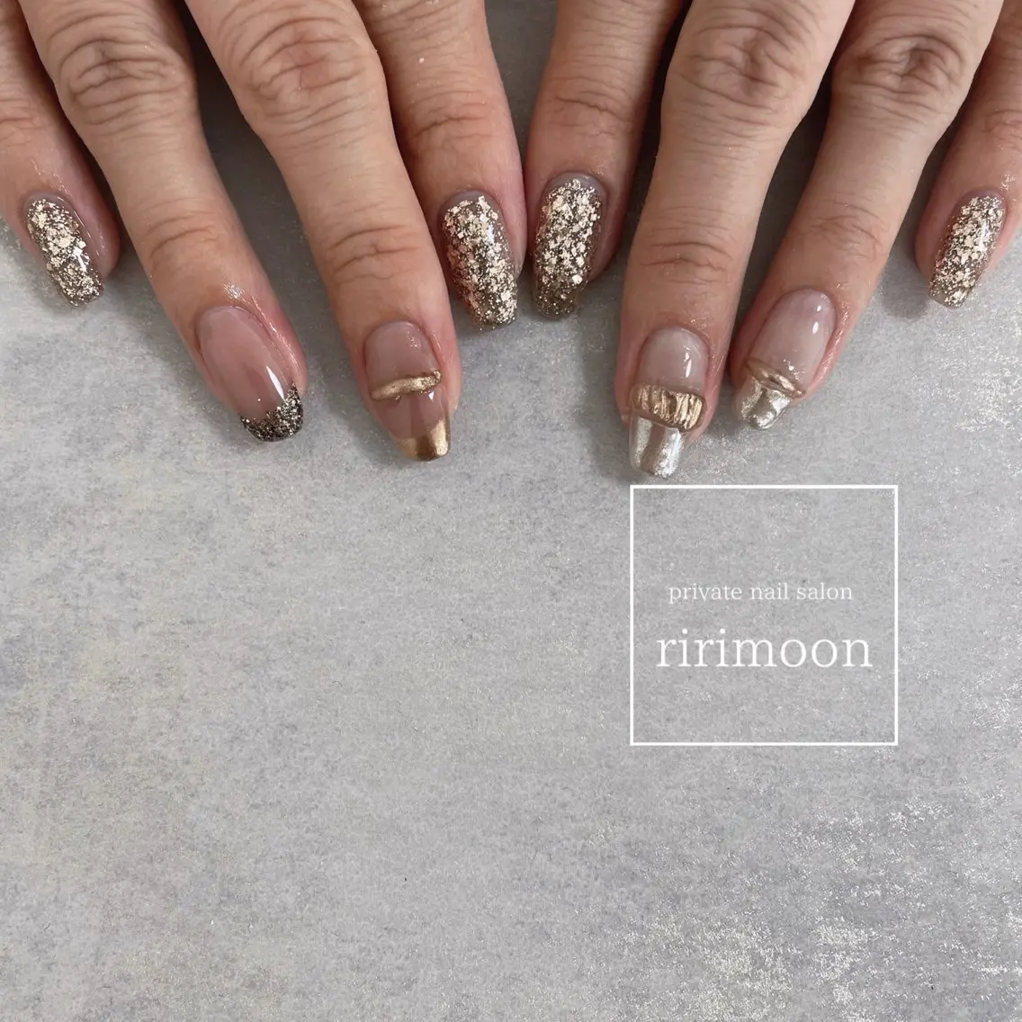 ネイル ハンドネイル ririmoon eriのネイルデザイン