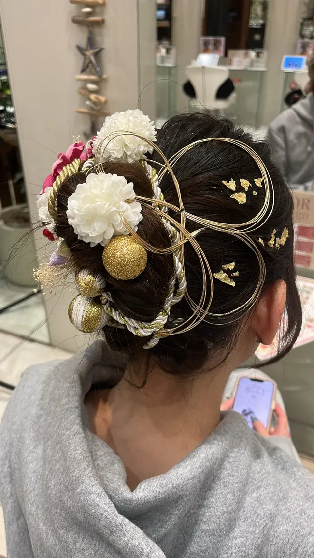 ヘアアレンジ ヘアセット 重留 梨々のヘアスタイル