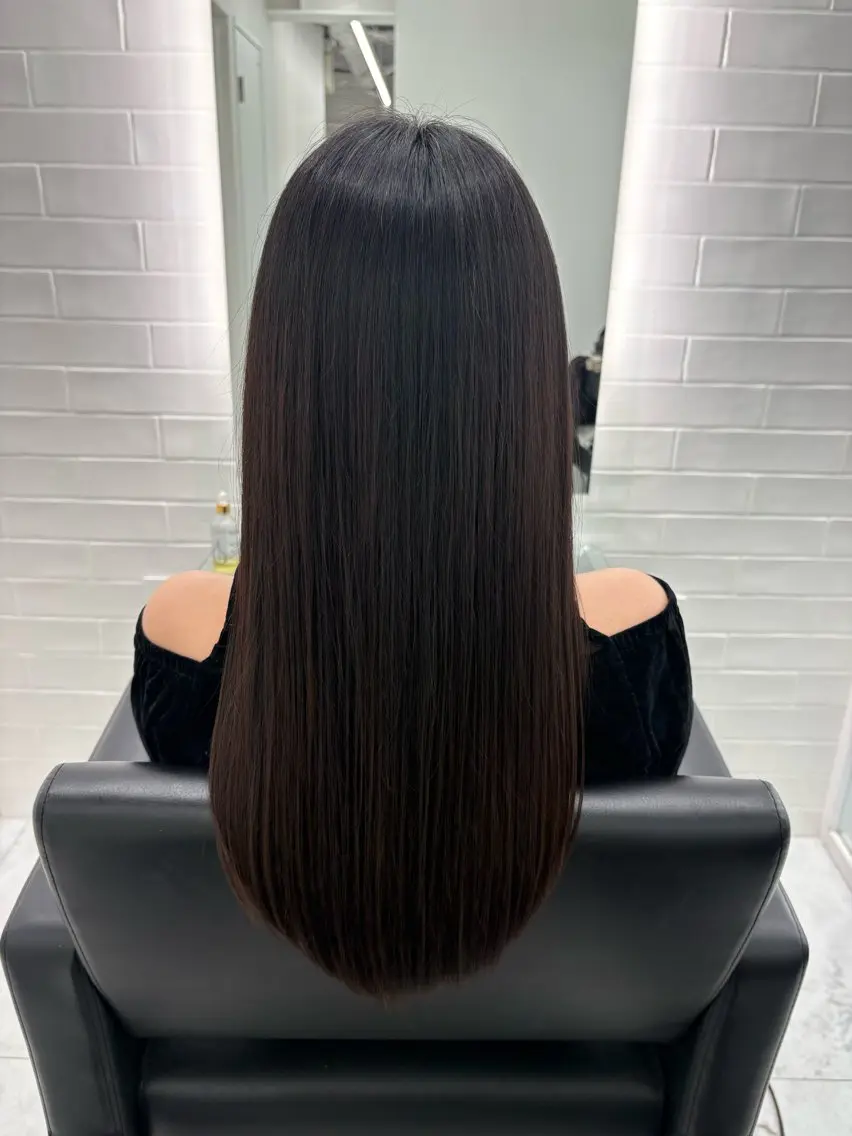 セミロング カット トリートメント 髪質改善サロン🫧 セキチサトのヘアスタイル